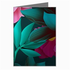 Flowers, Mate, Pink, Purple, Stock Wall Greeting Card by nateshop