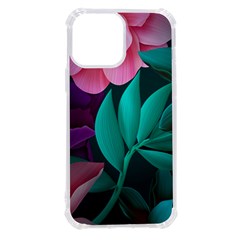 Flowers, Mate, Pink, Purple, Stock Wall Iphone 13 Pro Max Tpu Uv Print Case by nateshop