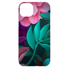 Flowers, Mate, Pink, Purple, Stock Wall Iphone 14 Plus Black Uv Print Case by nateshop