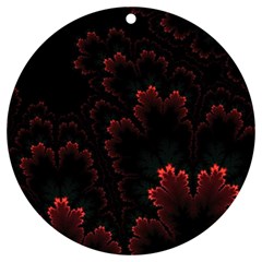 Amoled Red N Black Uv Print Acrylic Ornament Round by nateshop