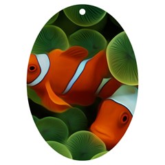 Fish Uv Print Acrylic Ornament Oval by nateshop
