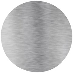 Aluminum Textures, Horizontal Metal Texture, Gray Metal Plate Wooden Puzzle Round by nateshop