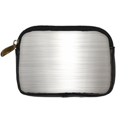 Aluminum Textures, Polished Metal Plate Digital Camera Leather Case by nateshop