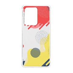 Red White Blue Retro Background, Retro Abstraction, Colored Retro Background Samsung Galaxy S20 Ultra 6 9 Inch Tpu Uv Case by nateshop