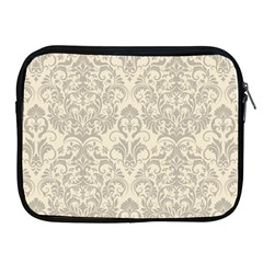 Retro Texture With Ornaments, Vintage Beige Background Apple Ipad 2/3/4 Zipper Cases by nateshop