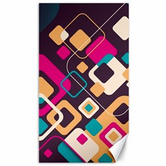 Colorful Abstract Background, Geometric Background Canvas 40  X 72  by nateshop