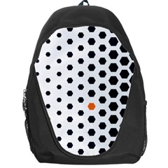 Honeycomb Hexagon Pattern Abstract Backpack Bag by Grandong