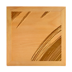 Abstract, Lines Wood Photo Frame Cube by nateshop