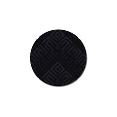 Black Pattern, Black, Pattern Golf Ball Marker (4 Pack) by nateshop