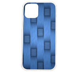 Blue Pattern Texture Iphone 12 Pro Max Tpu Uv Print Case by nateshop
