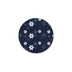 Flowers Pattern , Pattern, Flowers, Texture Golf Ball Marker (10 Pack) by nateshop