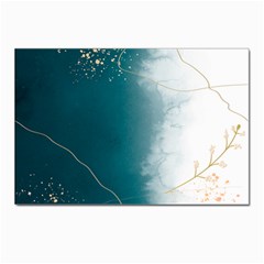 Background Flower Minimalist Postcard 4 x 6  (pkg Of 10) by Grandong