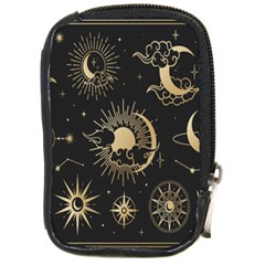 Asian Set With Clouds Moon Sun Stars Vector Collection Oriental Chinese Japanese Korean Style Compact Camera Leather Case by Grandong