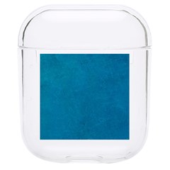 Blue Stone Texture Grunge, Stone Backgrounds Hard Pc Airpods 1/2 Case by nateshop