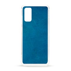 Blue Stone Texture Grunge, Stone Backgrounds Samsung Galaxy S20 6 2 Inch Tpu Uv Case by nateshop