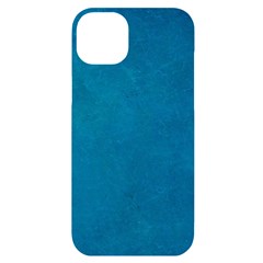 Blue Stone Texture Grunge, Stone Backgrounds Iphone 14 Plus Black Uv Print Case by nateshop