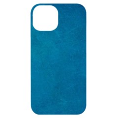 Blue Stone Texture Grunge, Stone Backgrounds Iphone 14 Black Uv Print Case by nateshop