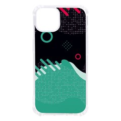 Colorful Background, Material Design, Geometric Shapes Iphone 13 Tpu Uv Print Case