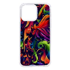 Colorful Floral Patterns, Abstract Floral Background Iphone 14 Pro Max Tpu Uv Print Case by nateshop