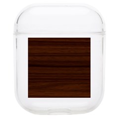 Dark Brown Wood Texture, Cherry Wood Texture, Wooden Soft Tpu Airpods 1/2 Case by nateshop