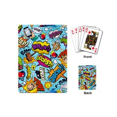 Graffiti Word Seamless Pattern Playing Cards Single Design (mini) by Bedest