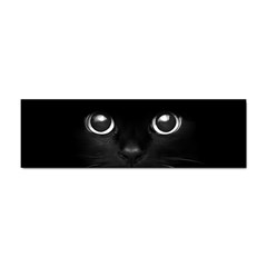 Black Cat Face Sticker Bumper (10 Pack) by Cemarart