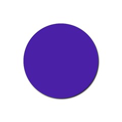 Ultra Violet Purple Rubber Coaster (round) by bruzer
