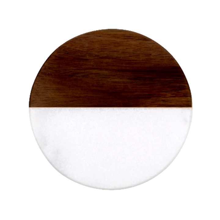 Ultra Violet Purple Classic Marble Wood Coaster (Round) 