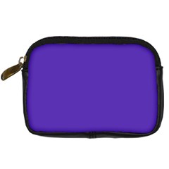 Ultra Violet Purple Digital Camera Leather Case by Patternsandcolors
