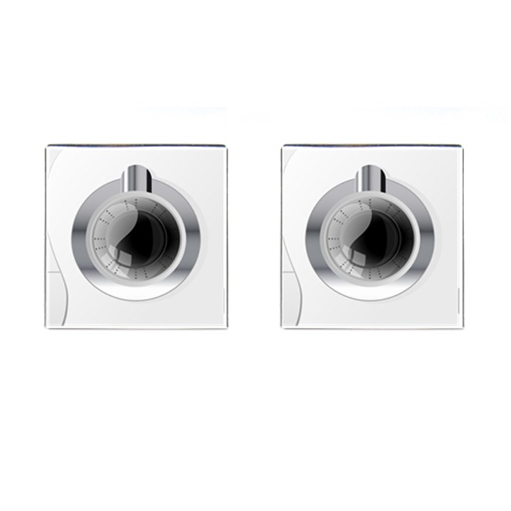 Washing Machines Home Electronic Cufflinks (Square)