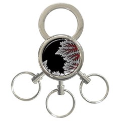 Aesthetic Outer Space Cartoon Art 3-ring Key Chain by Bedest
