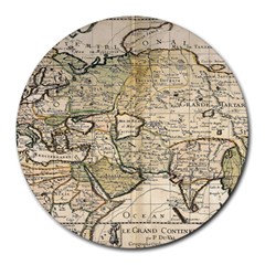 Tartaria Empire Vintage Map Round Mousepad