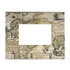 Tartaria Empire Vintage Map White Tabletop Photo Frame 4 x6  by Grandong