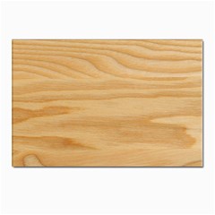 Light Wooden Texture, Wooden Light Brown Background Postcard 4 x 6  (pkg Of 10)