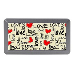 Love Abstract Background Love Textures Memory Card Reader (mini) by nateshop