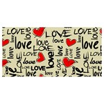 Love Abstract Background Love Textures Banner and Sign 8  x 4 