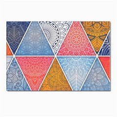 Texture With Triangles Postcards 5  X 7  (pkg Of 10)