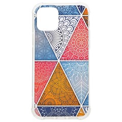 Texture With Triangles Iphone 12/12 Pro Tpu Uv Print Case by nateshop