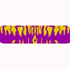 Yellow And Purple In Harmony Large Bar Mat