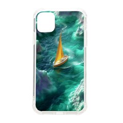 Mountains Sunset Landscape Nature Iphone 11 Tpu Uv Print Case by Cemarart