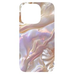 Silk Waves Abstract Iphone 14 Pro Black Uv Print Case