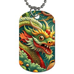 Chinese New Year ¨c Year Of The Dragon Dog Tag (one Side)