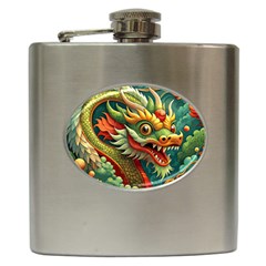 Chinese New Year ¨c Year Of The Dragon Hip Flask (6 Oz) by Valentinaart