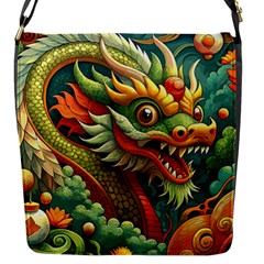 Chinese New Year ¨c Year Of The Dragon Flap Closure Messenger Bag (s)