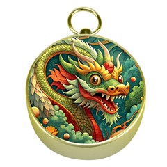 Chinese New Year ¨c Year Of The Dragon Gold Compasses