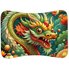 Chinese New Year ¨c Year Of The Dragon Velour Seat Head Rest Cushion by Valentinaart