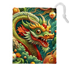 Chinese New Year ¨c Year Of The Dragon Drawstring Pouch (5xl)
