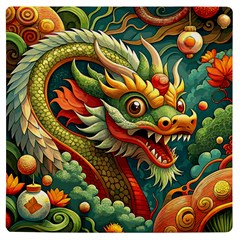 Chinese New Year ¨c Year Of The Dragon Uv Print Square Tile Coaster 