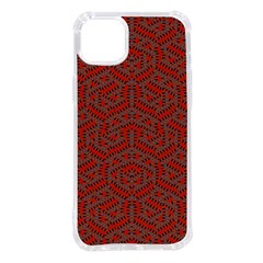 Hexagon Motif Geometric Tribal Style Pattern Iphone 14 Plus Tpu Uv Print Case by dflcprintsclothing