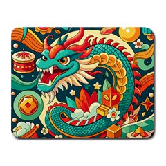 Chinese New Year ¨c Year Of The Dragon Small Mousepad by Valentinaart